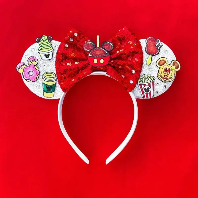 Mickey Mouse Hairbands The Lion King Mufasa Simba Ears Headbands for Girls Kid Disney Pumbaa Headwear Women Bow Hair Accessories