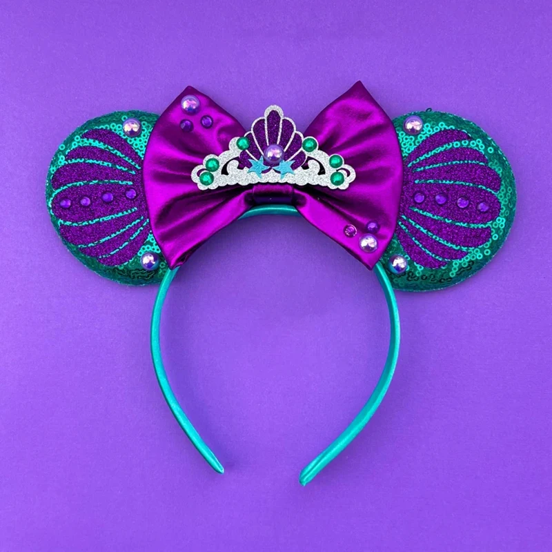 Mickey Mouse Hairbands The Lion King Mufasa Simba Ears Headbands for Girls Kid Disney Pumbaa Headwear Women Bow Hair Accessories