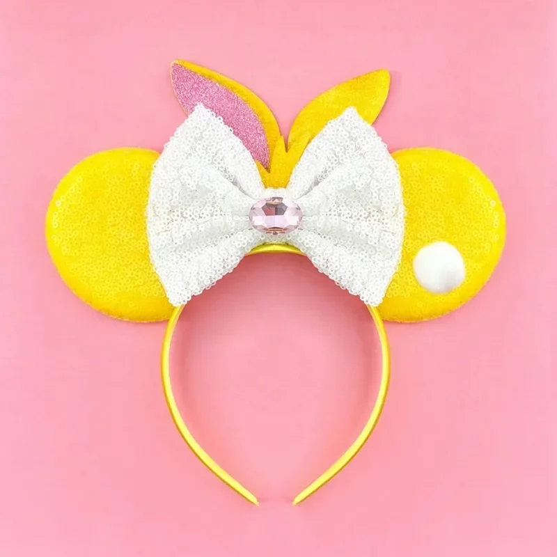 Mickey Mouse Hairbands The Lion King Mufasa Simba Ears Headbands for Girls Kid Disney Pumbaa Headwear Women Bow Hair Accessories