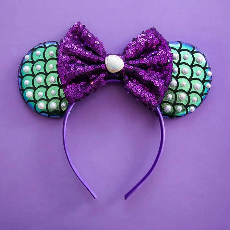 Mickey Mouse Hairbands The Lion King Mufasa Simba Ears Headbands for Girls Kid Disney Pumbaa Headwear Women Bow Hair Accessories