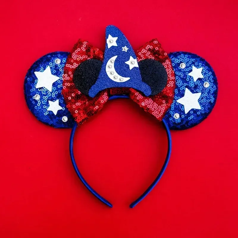 Mickey Mouse Hairbands The Lion King Mufasa Simba Ears Headbands for Girls Kid Disney Pumbaa Headwear Women Bow Hair Accessories