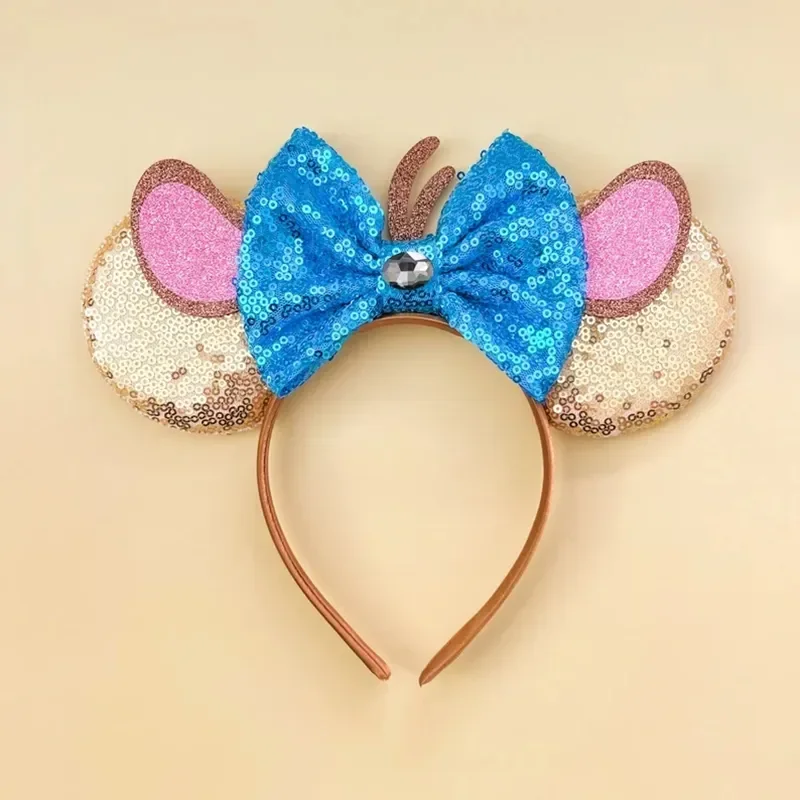 Mickey Mouse Hairbands The Lion King Mufasa Simba Ears Headbands for Girls Kid Disney Pumbaa Headwear Women Bow Hair Accessories
