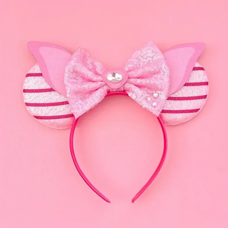 Mickey Mouse Hairbands The Lion King Mufasa Simba Ears Headbands for Girls Kid Disney Pumbaa Headwear Women Bow Hair Accessories