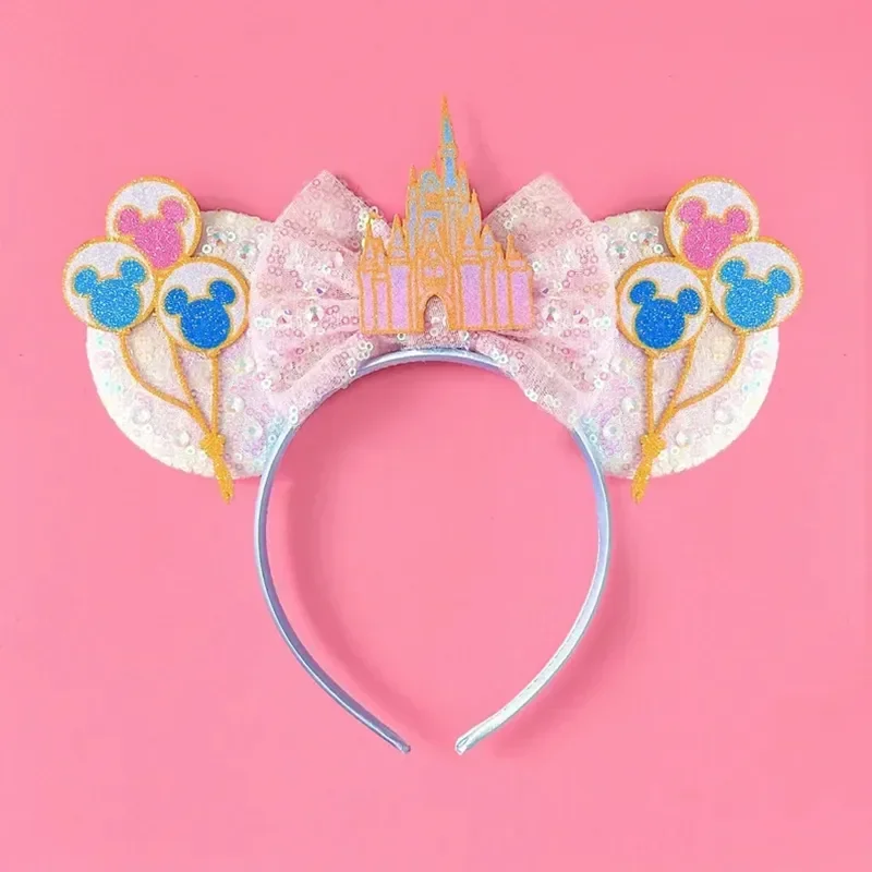 Mickey Mouse Hairbands The Lion King Mufasa Simba Ears Headbands for Girls Kid Disney Pumbaa Headwear Women Bow Hair Accessories