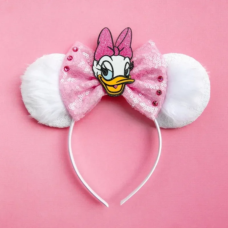 Mickey Mouse Hairbands The Lion King Mufasa Simba Ears Headbands for Girls Kid Disney Pumbaa Headwear Women Bow Hair Accessories