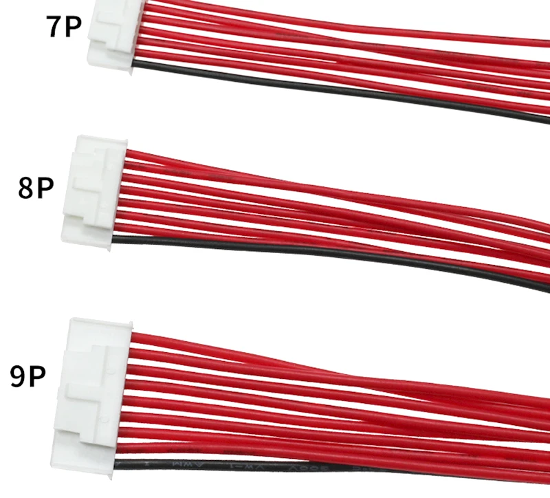 1PCS 3PIN-18PIN Balance cable Lithium battery protection board cable wire FOR 3S 4S 6S 7S 8S 10S 12S 13S 14S 16S 17S BMS Li-ion