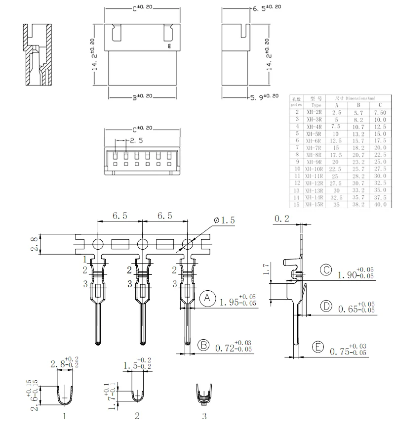 1PCS 3PIN-18PIN Balance cable Lithium battery protection board cable wire FOR 3S 4S 6S 7S 8S 10S 12S 13S 14S 16S 17S BMS Li-ion