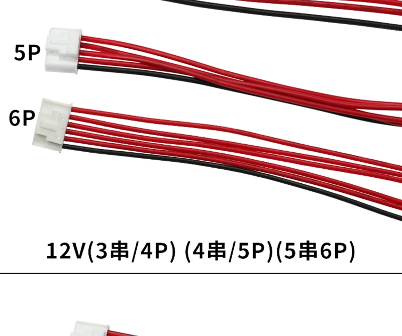1PCS 3PIN-18PIN Balance cable Lithium battery protection board cable wire FOR 3S 4S 6S 7S 8S 10S 12S 13S 14S 16S 17S BMS Li-ion