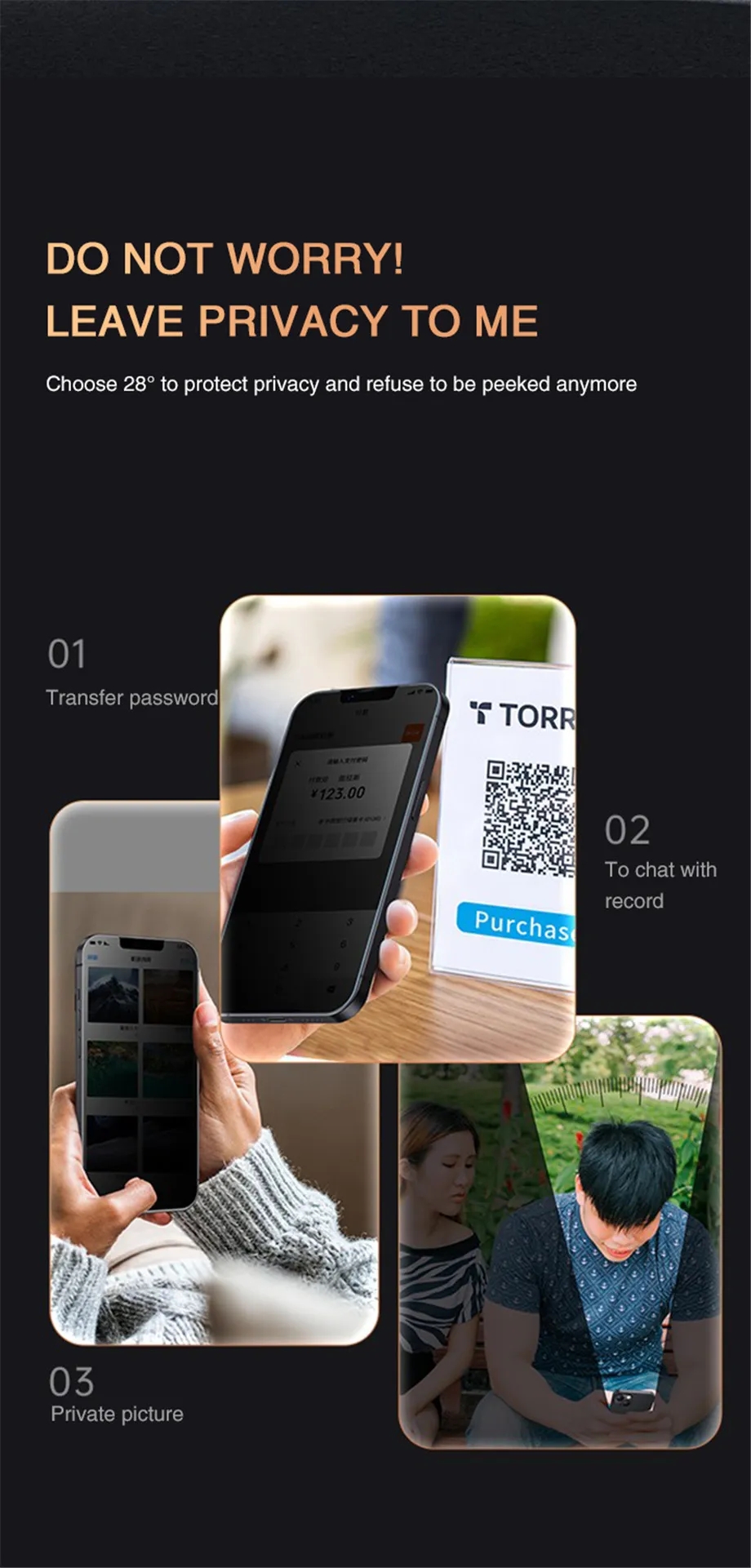 2-5Pcs Privacy Screen Protectors for IPhone 15 12 13 14 Pro Max Mini 78 Plus Anti-spy Tempered Glass for IPhone 11 Pro XS MAX XR