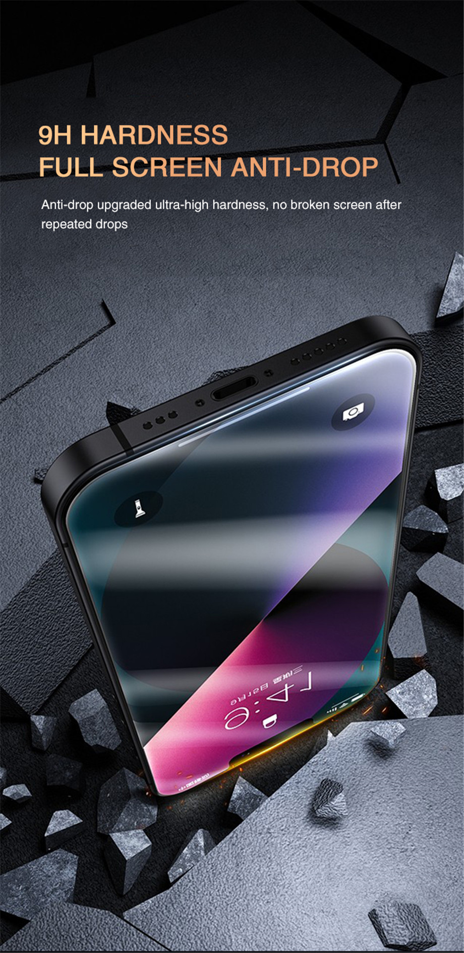 2-5Pcs Privacy Screen Protectors for IPhone 15 12 13 14 Pro Max Mini 78 Plus Anti-spy Tempered Glass for IPhone 11 Pro XS MAX XR