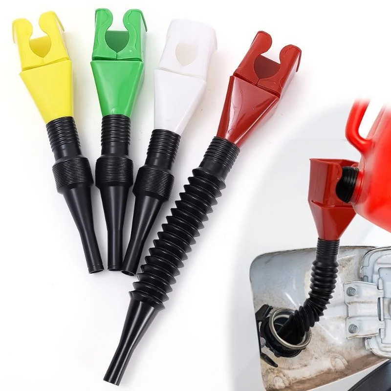 1/3pcs Telescopic Car Refueling Funnel Universal Engine Oil Gasoline Filter Transfer Funnels Tool Foldable Portable Funnels