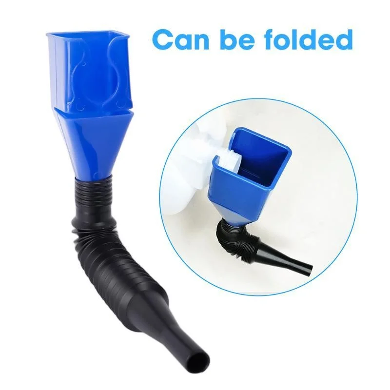 1/3pcs Telescopic Car Refueling Funnel Universal Engine Oil Gasoline Filter Transfer Funnels Tool Foldable Portable Funnels