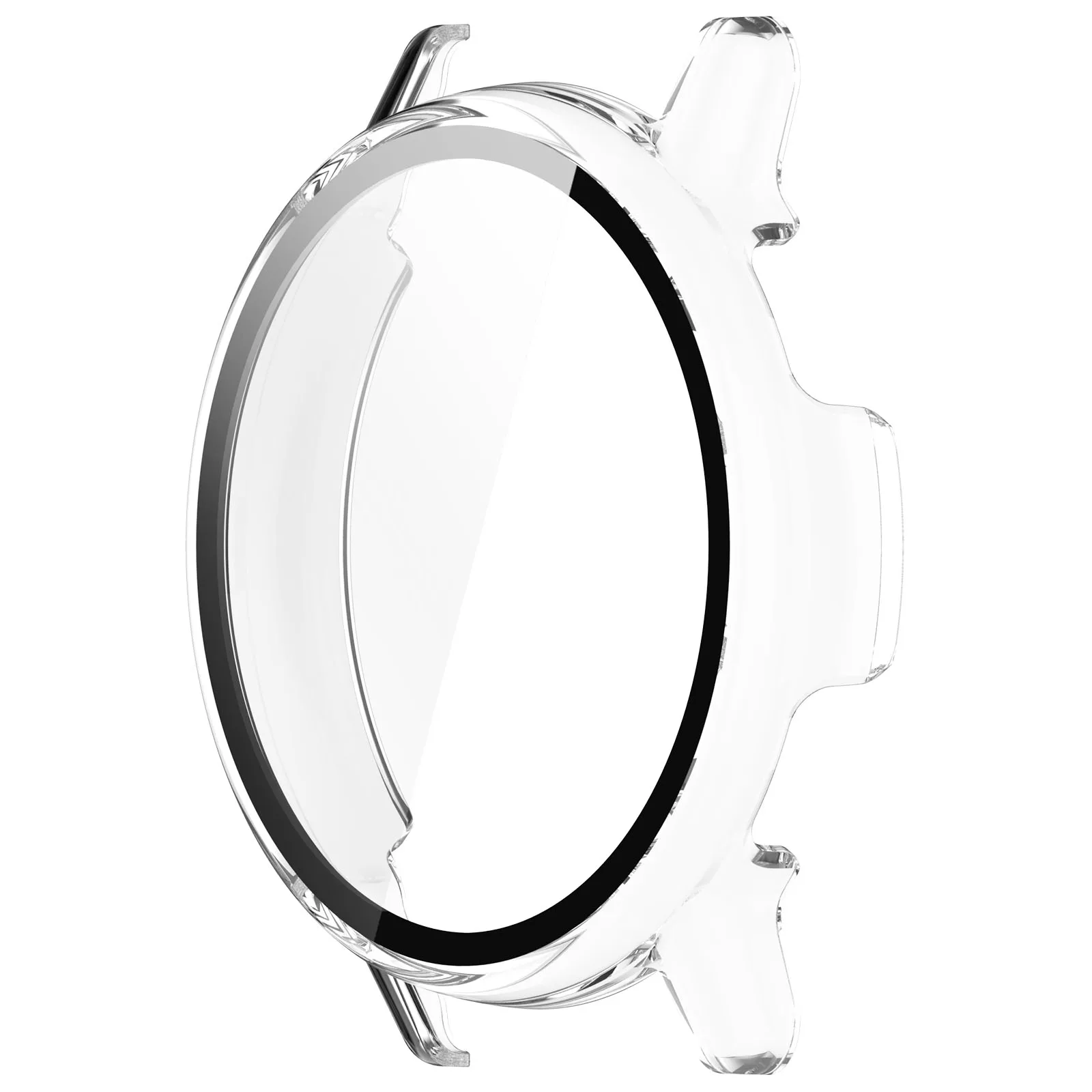 2in1PC Glass film Case For Garmin Vivoactive 5 Screen Protector Case For Garmin Active 5 Smart Protective Cover Frame Full Shell