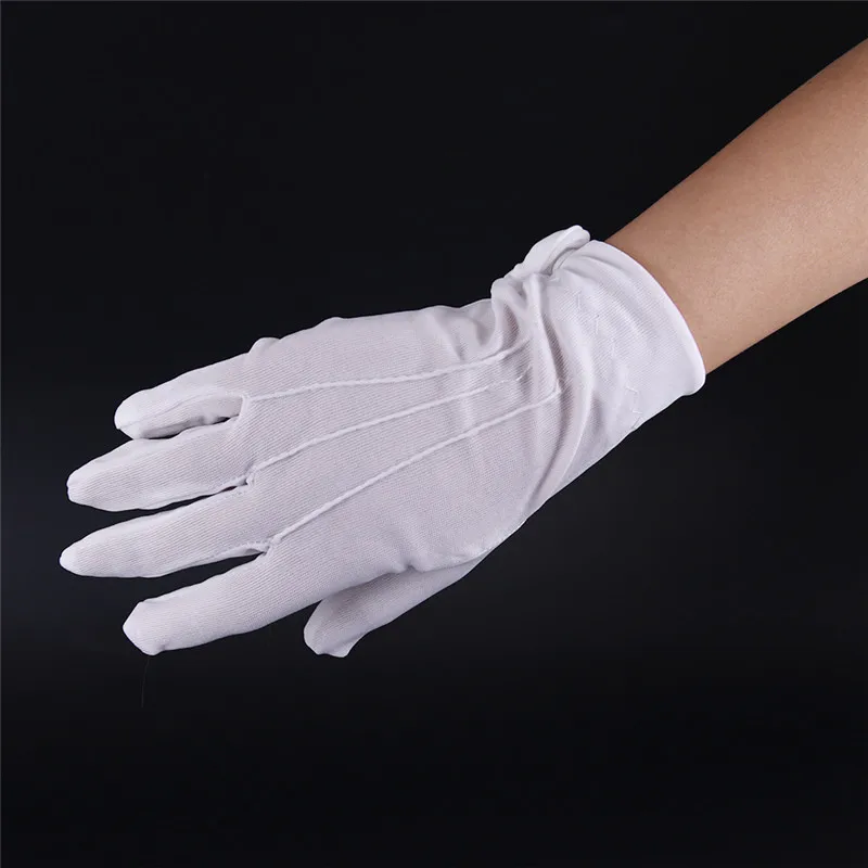 Fashion Design 1Pair White Formal Gloves White Honor Guard Parade Santa Women Men Inspection