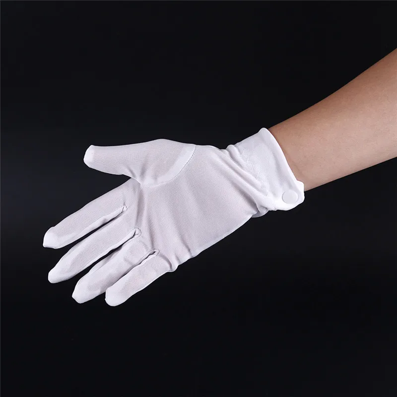 Fashion Design 1Pair White Formal Gloves White Honor Guard Parade Santa Women Men Inspection