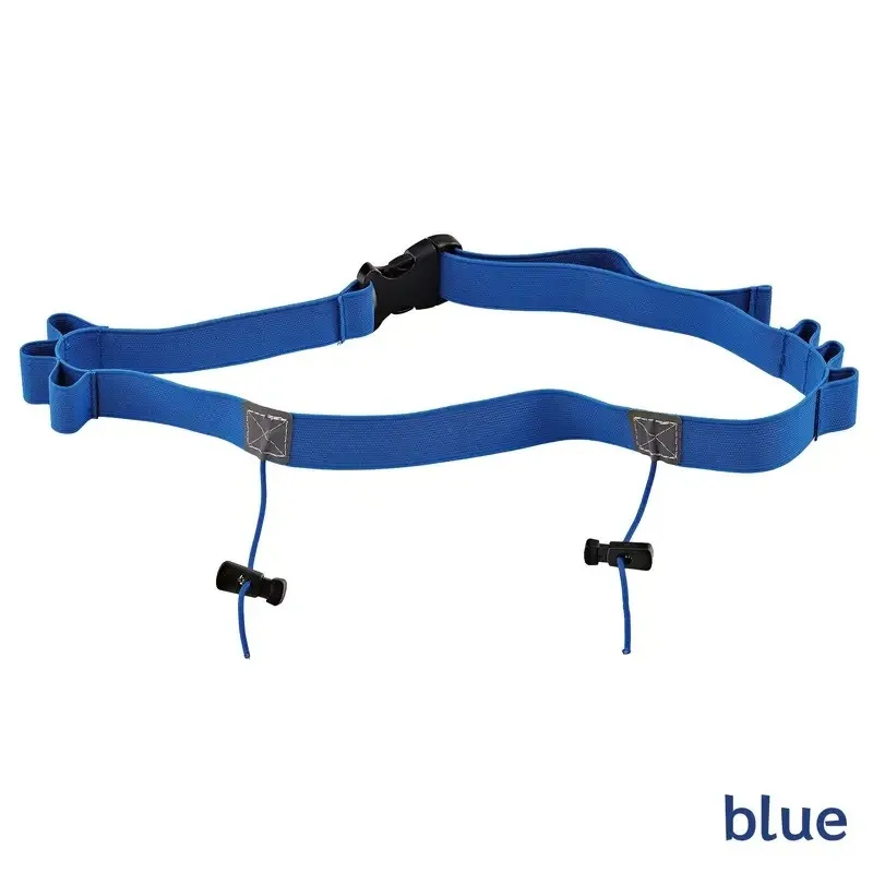 Running Race Number Belt Waist Pack Bib Holder For Triathlon Marathon Cycling Motor With 6 Gel Loops Fitness Sport Accessories