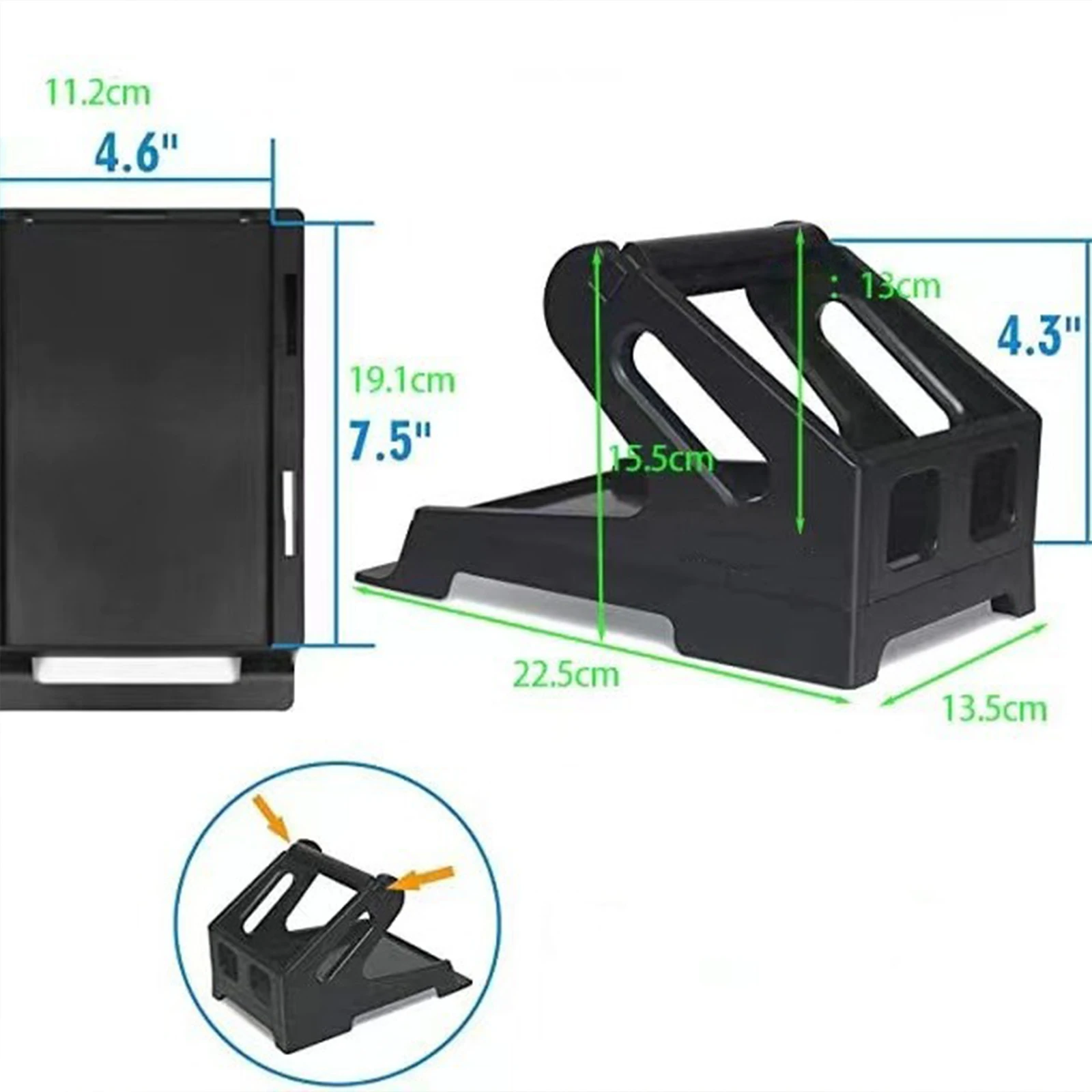Label Holder Desktop Printer Accessory Supplies Shipping Label Stand for Rolls and Fanfold Labels Supermarket Factory Office