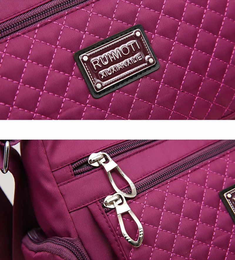 Fashion Women Casual Shoulder Handbags Lightweight Waterproof Oxford Package Female Large Capacity Travel Crossbody Bag