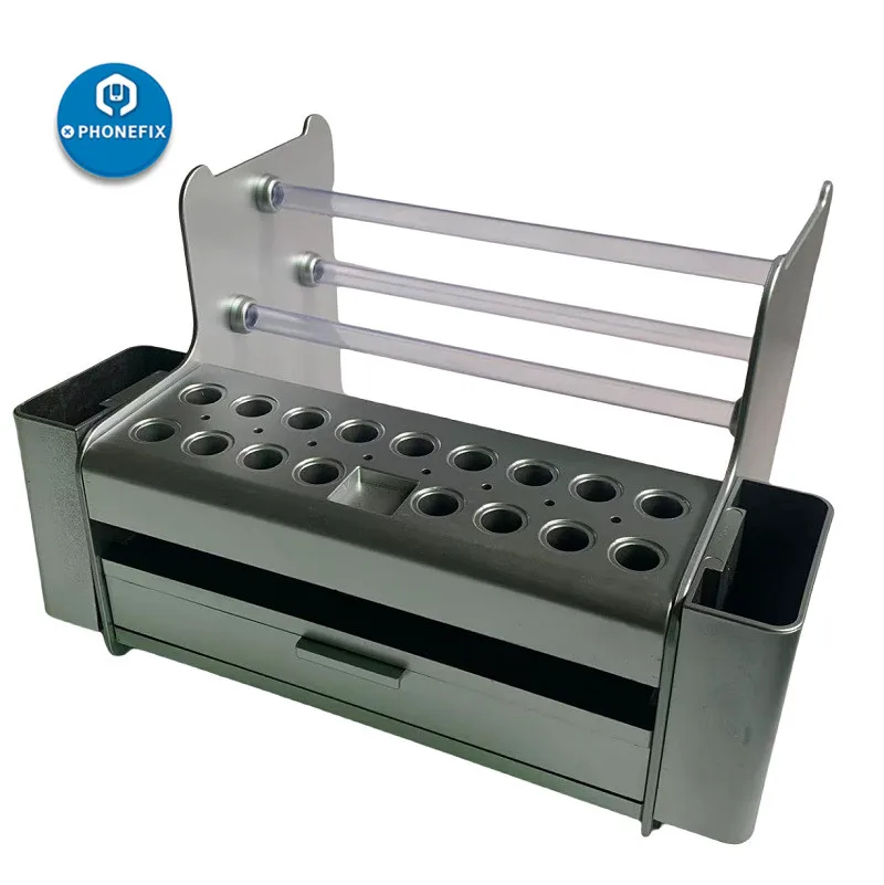 Multifunction Storage Box RELIFE RL-001G Container Reck For Mobile Phone Repair Electronic Component Screwdriver Tweezers Wick