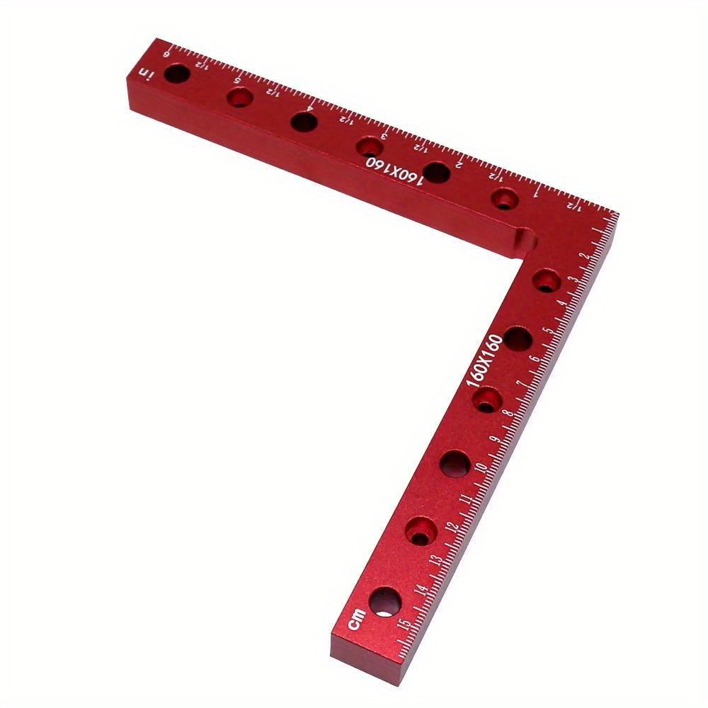 160MM 90 Degree L-Shaped Auxiliary Fixture Splicing Board Positioning Panel Fixed Clip Carpenter's Square Ruler Woodworking Tool