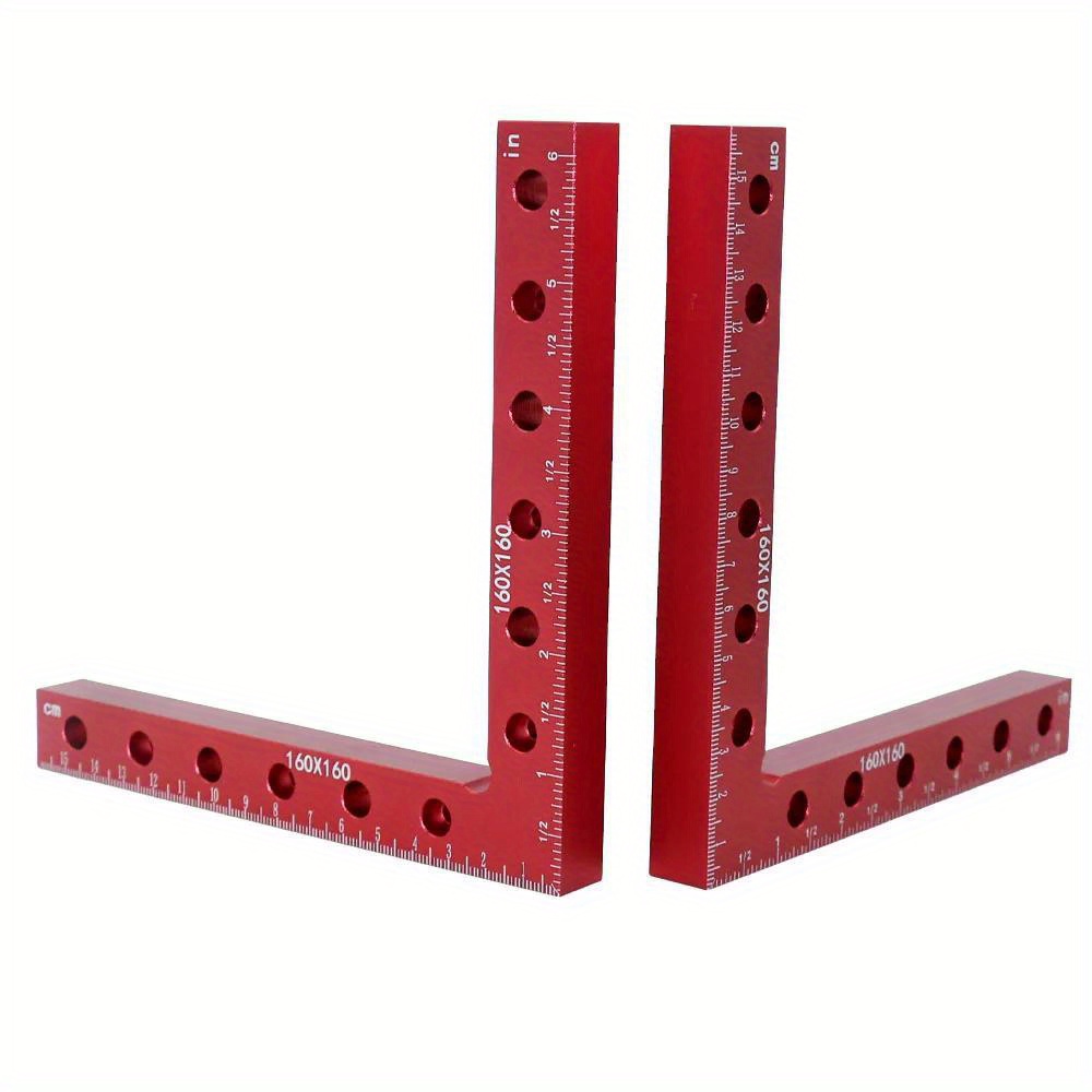 160MM 90 Degree L-Shaped Auxiliary Fixture Splicing Board Positioning Panel Fixed Clip Carpenter's Square Ruler Woodworking Tool
