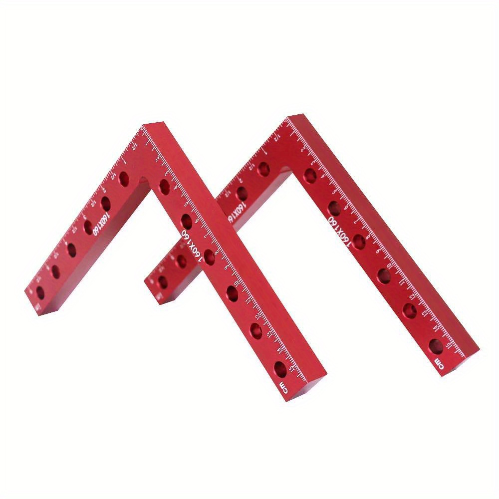 160MM 90 Degree L-Shaped Auxiliary Fixture Splicing Board Positioning Panel Fixed Clip Carpenter's Square Ruler Woodworking Tool