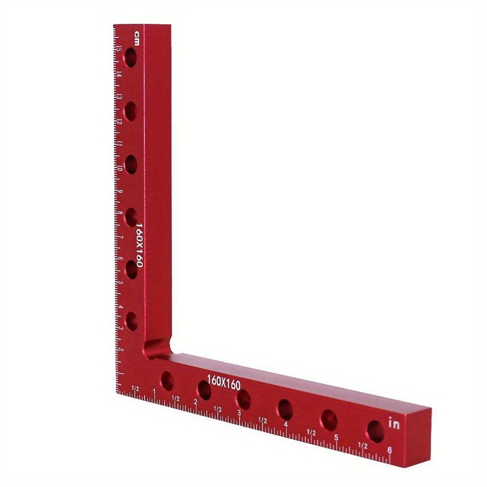 160MM 90 Degree L-Shaped Auxiliary Fixture Splicing Board Positioning Panel Fixed Clip Carpenter's Square Ruler Woodworking Tool