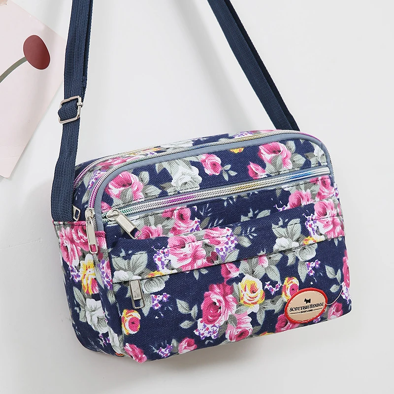 Women's Canvas Tote Bag Large Capacity Handbags for Female Commuting Women's Messenger Shoulder Bag Travel Handbag
