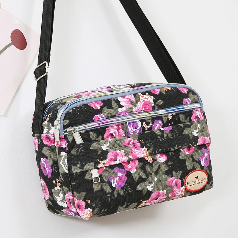 Women's Canvas Tote Bag Large Capacity Handbags for Female Commuting Women's Messenger Shoulder Bag Travel Handbag
