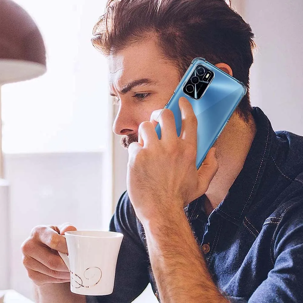 For OPPO A16 Case Oppo A16s A54s A17 Case Crystal Clear TPU Shockproof Cover Oppo A98 5G A78 A96 4G A76 A94 5G A52 A72