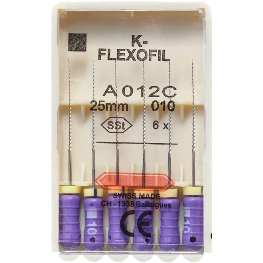 1 Pack 21/25/31mm 15-40 Dental K-FLEXOFILE Flexibility Endo Root Canal K Files SSt Hand Use Dentistry Endodontic Lab Instruments