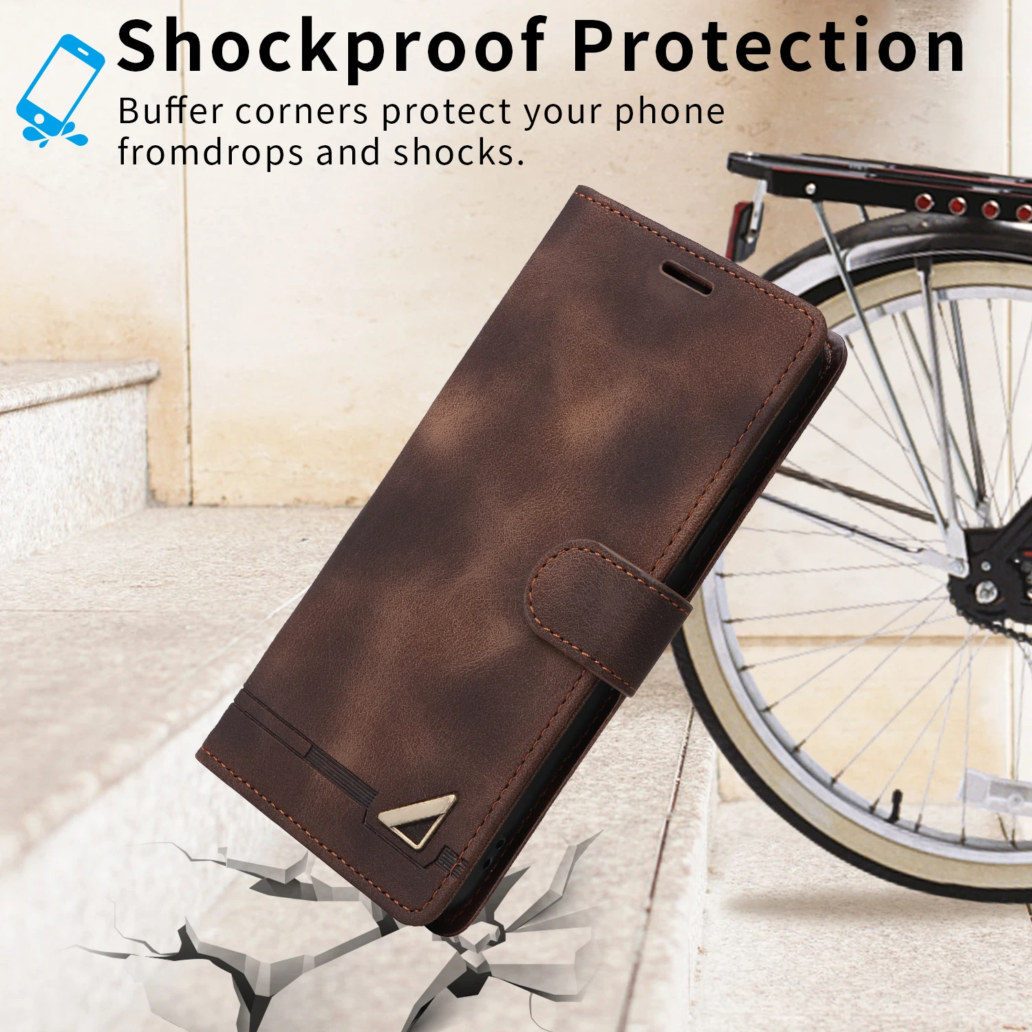Flip Leather Case For iPhone 18 17 16 Pro Max 15 14 13 12 11 Pro Max 17E Air XR XS Max Luxury Wallet Card Slot Stand Phone Cover