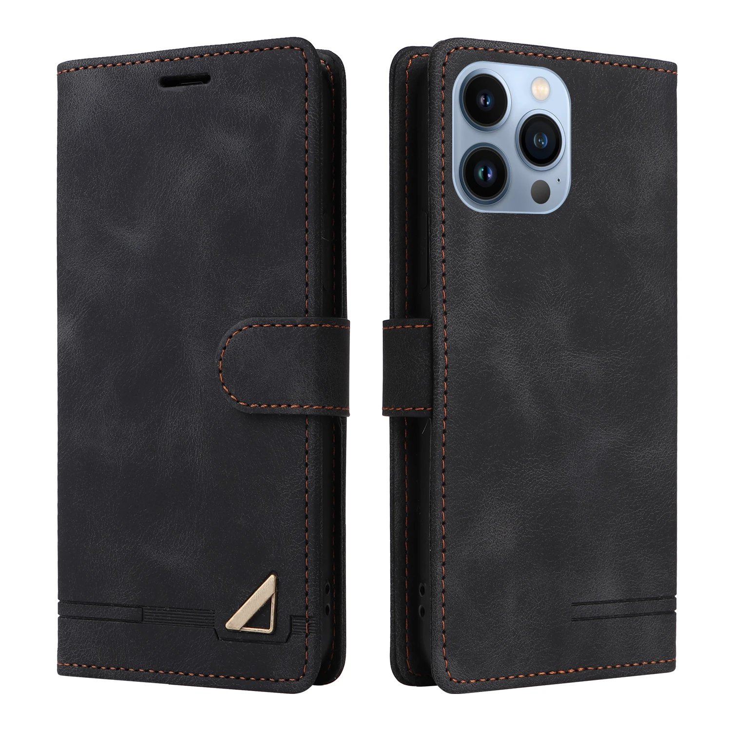 Flip Leather Case For iPhone 18 17 16 Pro Max 15 14 13 12 11 Pro Max 17E Air XR XS Max Luxury Wallet Card Slot Stand Phone Cover
