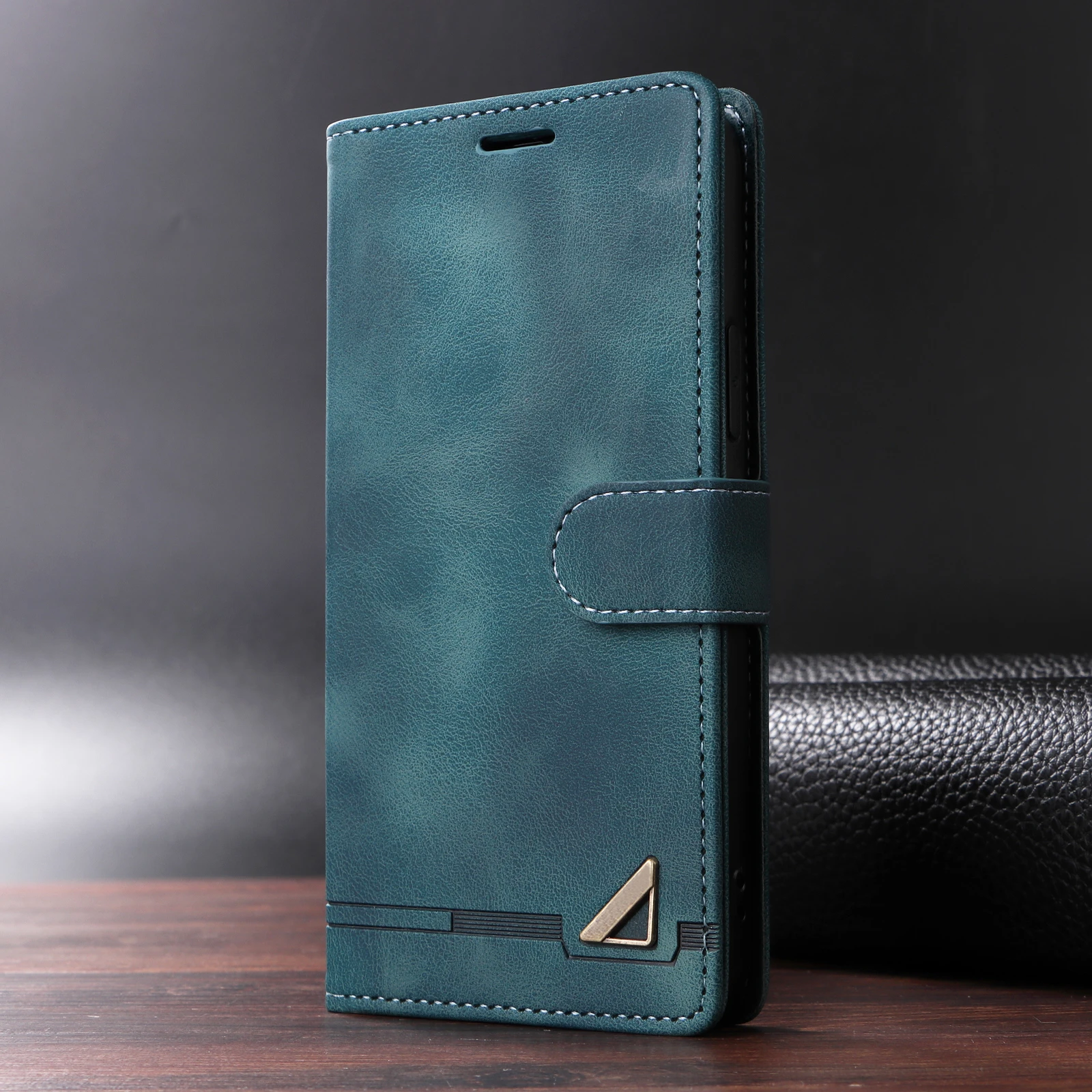Flip Leather Case For iPhone 18 17 16 Pro Max 15 14 13 12 11 Pro Max 17E Air XR XS Max Luxury Wallet Card Slot Stand Phone Cover