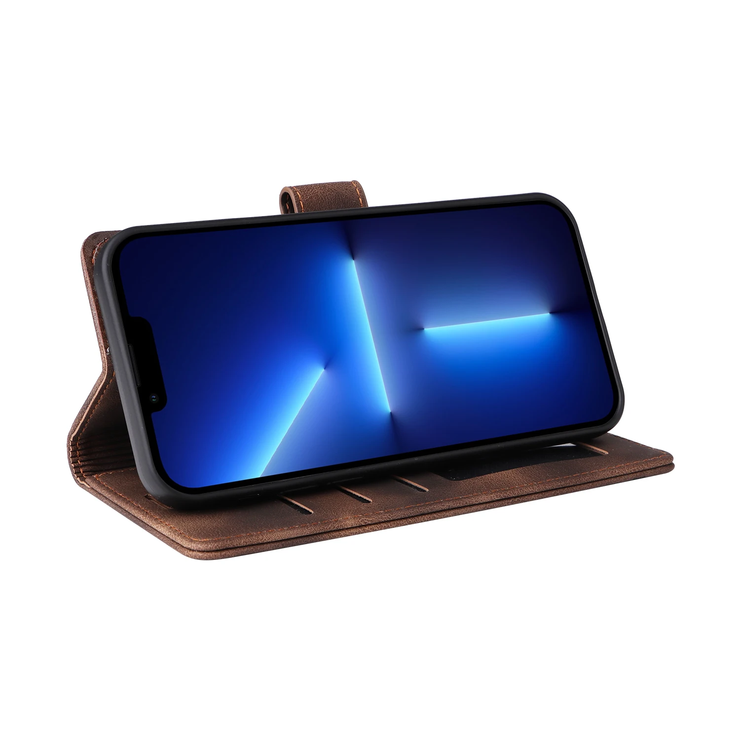 Flip Leather Case For iPhone 18 17 16 Pro Max 15 14 13 12 11 Pro Max 17E Air XR XS Max Luxury Wallet Card Slot Stand Phone Cover