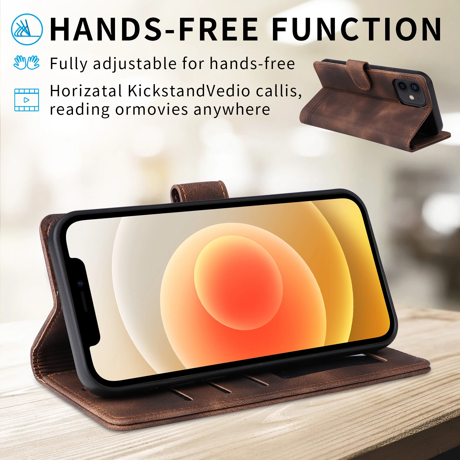 Flip Leather Case For iPhone 18 17 16 Pro Max 15 14 13 12 11 Pro Max 17E Air XR XS Max Luxury Wallet Card Slot Stand Phone Cover