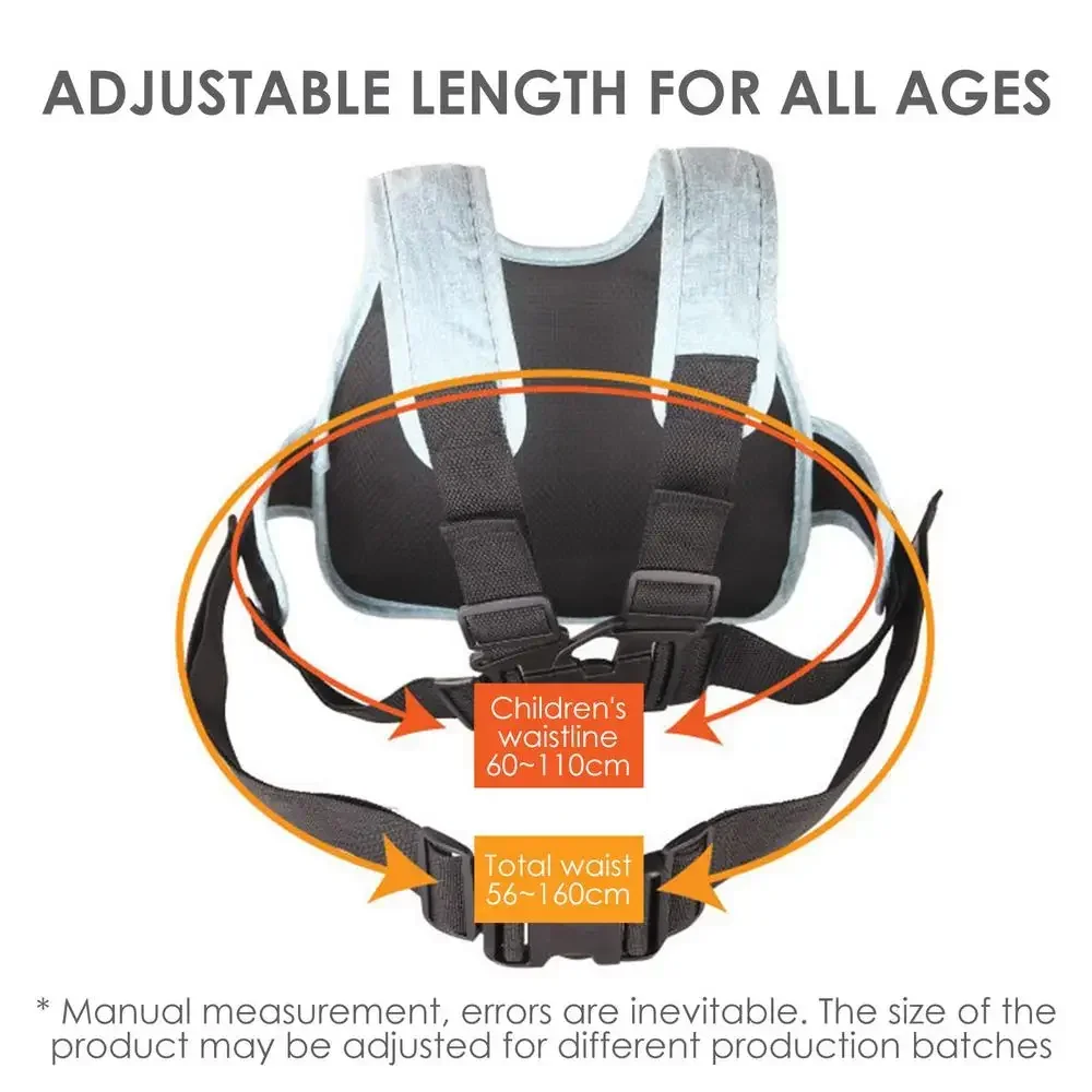 Adjustable Motorcycle Children Security Strap Universal Bicycle Kids Tandem Safety Seat Belt Harness Toddler 2-12 Years Child