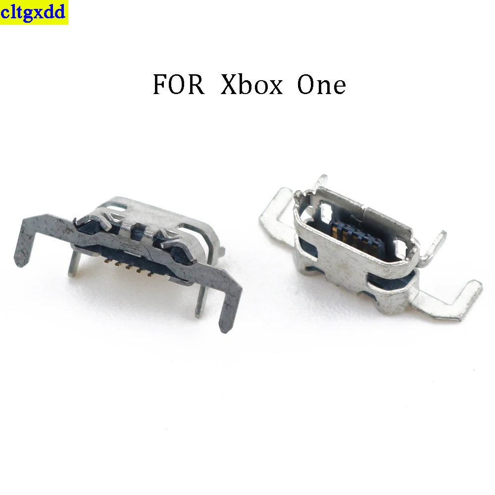 Cltgxdd 2-10 Piece for Xbox One Controller Power Supply Charging Port Charger Connector Socket Port Repair Micro USB