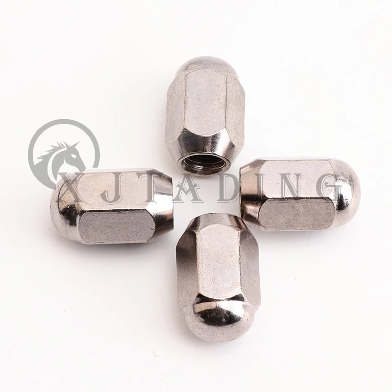 4 Pcs M10x1.25 Spline Screw Wheel Hub Stud & Lug Nut Fit For ATV Go kart UTV Buggy Quad Bike Wheels Mounting Fixing Accessories