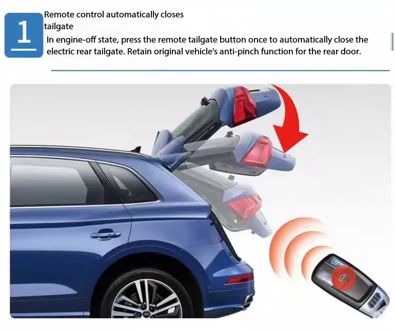For Audi A4 b8 A4L B9 Electric Tailgate Refitted Intelligent Automatic Lifting Electric Tailgate Lock Module For Key control