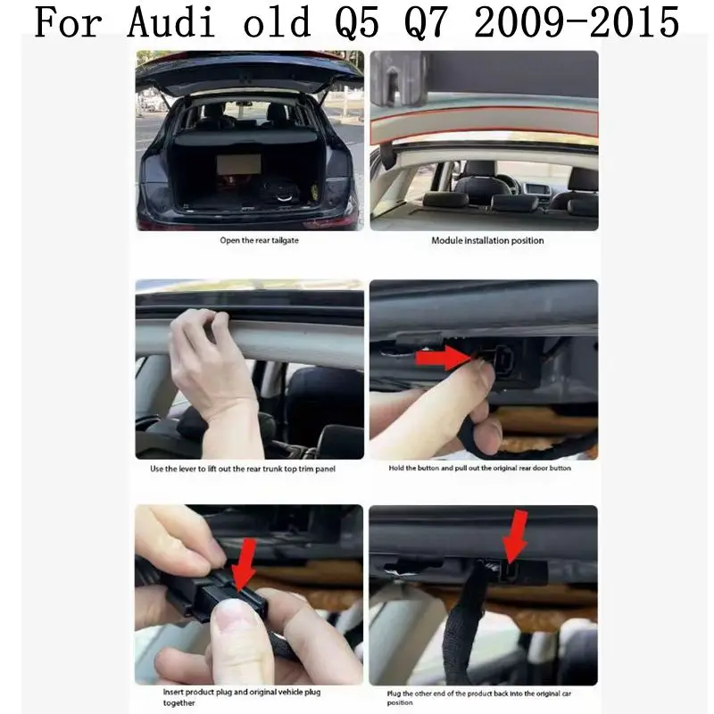 For Audi A4 b8 A4L B9 Electric Tailgate Refitted Intelligent Automatic Lifting Electric Tailgate Lock Module For Key control