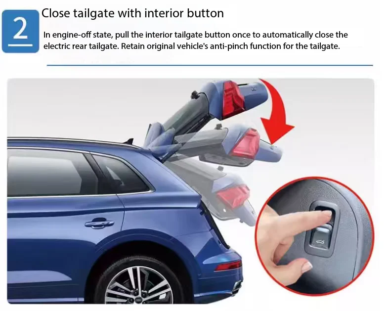 For Audi A4 b8 A4L B9 Electric Tailgate Refitted Intelligent Automatic Lifting Electric Tailgate Lock Module For Key control