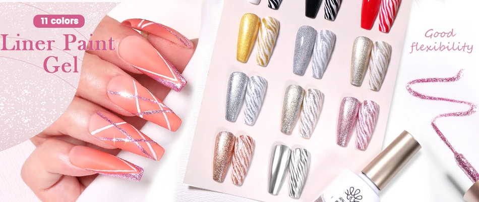 BORN PRETTY 10ml Glitter Pink Nude Jelly Nail Gel Polish Varnis Semi-permanent Sheer Translucent UV LED Soak Off Gel Polish