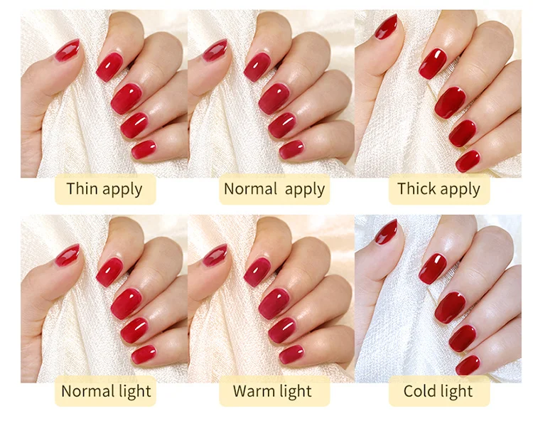 BORN PRETTY 10ml Glitter Pink Nude Jelly Nail Gel Polish Varnis Semi-permanent Sheer Translucent UV LED Soak Off Gel Polish