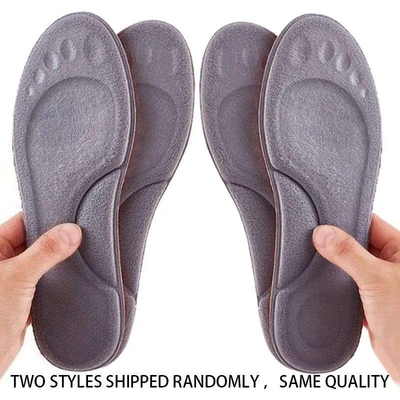 2Pairs Self Heating Insoles Thermostatic Thermal Insole Massage Memory Foam Arch Support Shoe Pad Heated Pads Winter Men Women