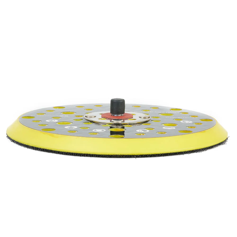 6 In Sander Backing Pad 150mm 52 Holes Hook&Loop Dust Free Sanding Disc 5/16in-24 Sander Polishing Disc Parts Sander Accessories