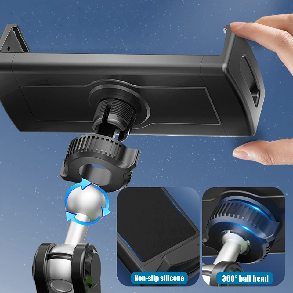 Car Tablet Holder Suction Cup Mount 360° Metal Magic Arm for iPad Pro Air 5-13'' Xiaomi Tablet SUV Truck Vehicle Lift Windshield