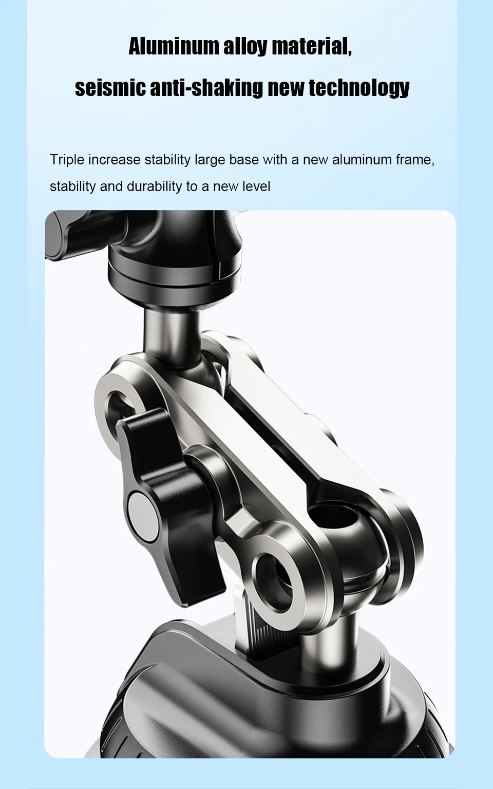 Car Tablet Holder Suction Cup Mount 360° Metal Magic Arm for iPad Pro Air 5-13'' Xiaomi Tablet SUV Truck Vehicle Lift Windshield