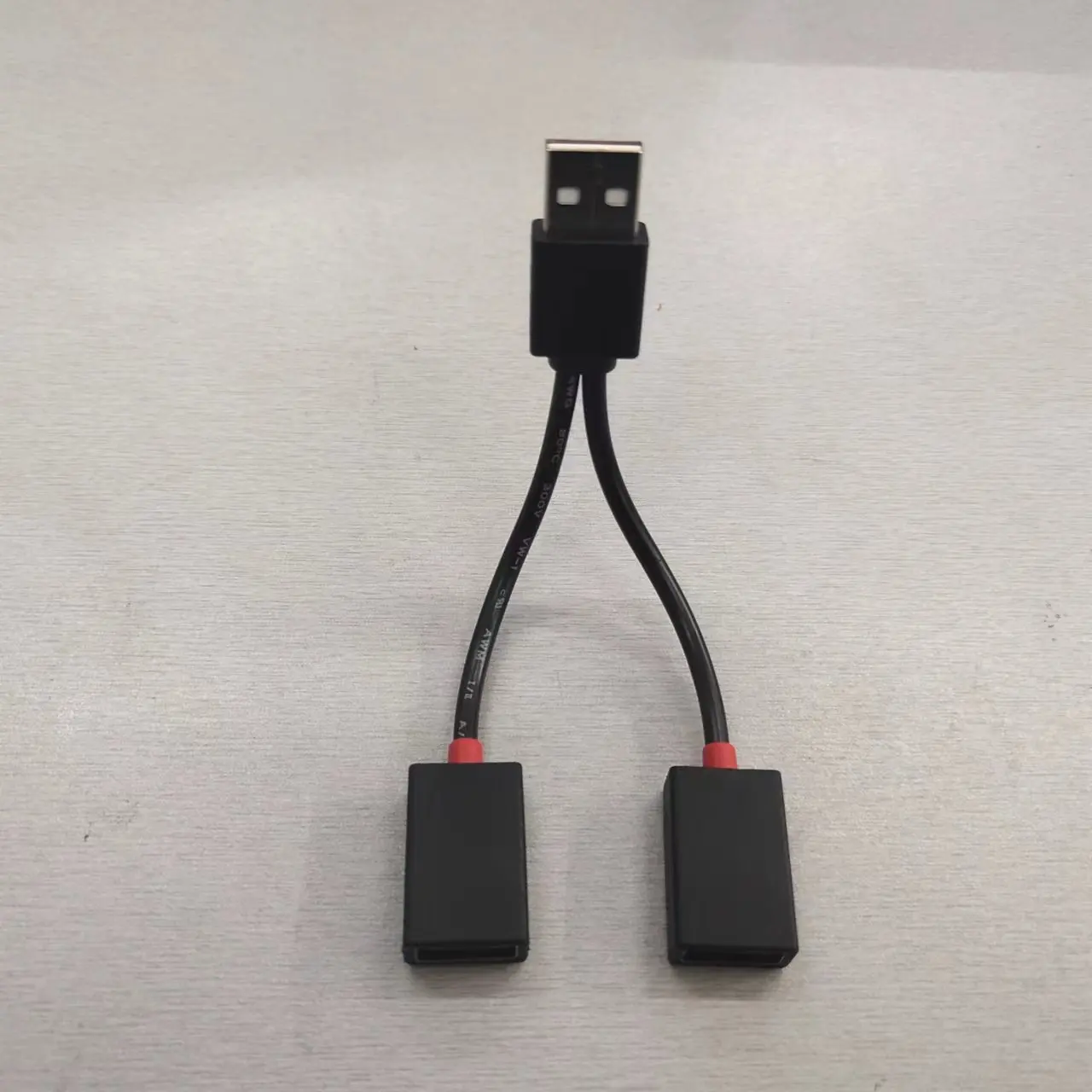 1 In 2 Out USB HUB Car Usb Splitter cable Multifunction Adapter Cord Charging Cable for iphone Android smart phone