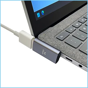 NNBILI 90 Degree USB 3.1 Adapter 1-2 Pack Left Angle USB A Male to Female Converter Extender for PC Laptop USBA Charger and More